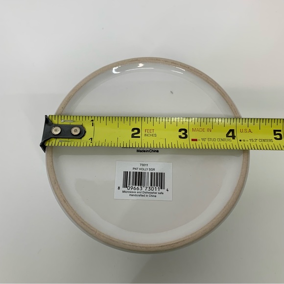 In Home Stylez Winter Christmas Holly Print Ceramic Lidded Sugar Dish Nwt Unused - Picture 11 of 11